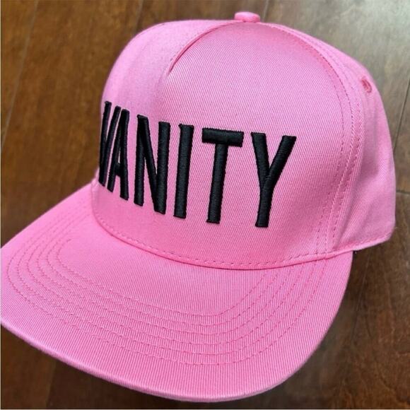 Jeffree Star Pink Baseball Cap, Embroidered “Vanity”, NWOT main image 6